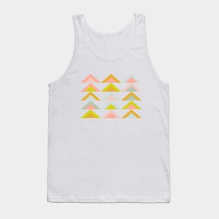 Triangles in Pastel Earth Tones Tank Top